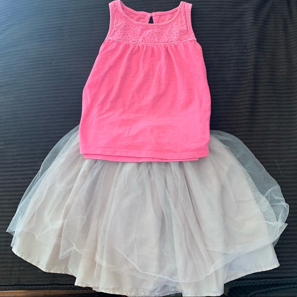 skirt and tank outfit